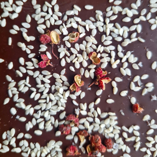 Szechwan Pepper, Seasame and Sea Salt.