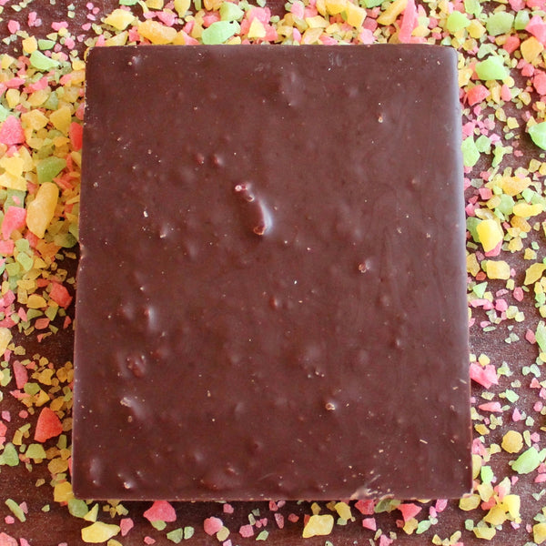 Dark Chocolate with Popping Candy