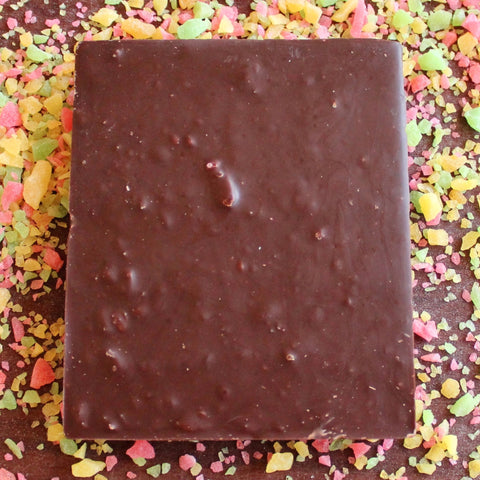 Dark Chocolate with Popping Candy